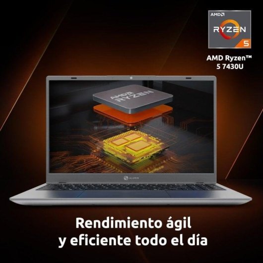 Portátil Alurin Flex Advance AMD Ryzen 5 7430 15.6"  / 16GB / 512GB