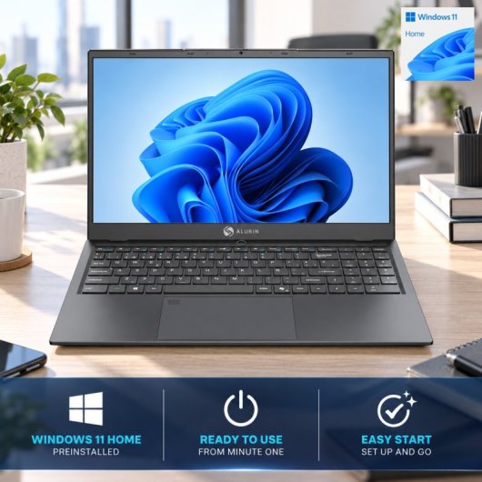 Portátil Alurin Flex Advance AMD Ryzen 5 7430 15.6" / 16 GB / 512GB / Windows 11 Home