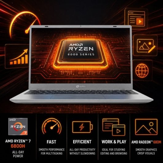 Portátil Alurin Flex Advance AMD Ryzen 7 6800/16GB/512GB/15.6" Windows Home