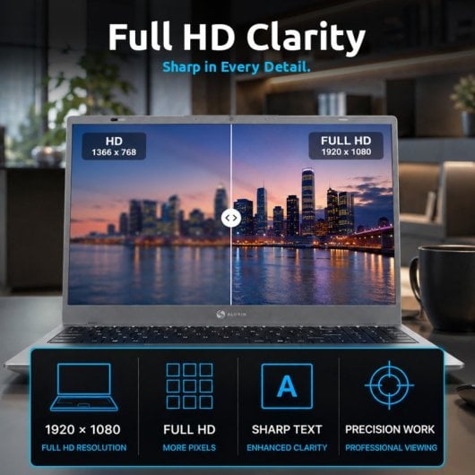 Portátil Alurin Flex Advance AMD Ryzen 7 6800/16GB/512GB/15.6" Windows Home