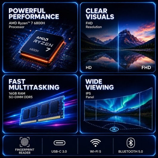 Alurin Flex Advance AMD Ryzen 7 6800 15.6" /16GB/512GB (PT)