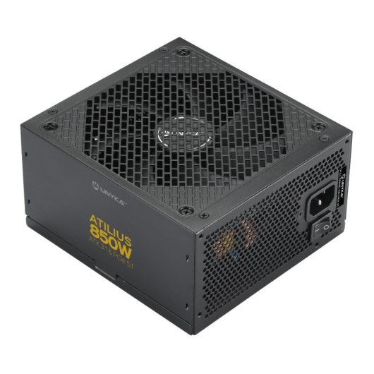 Fuente de Alimentación UNYKAch ATILIUS 3.1 850W Certificación Gold modular silenciosa