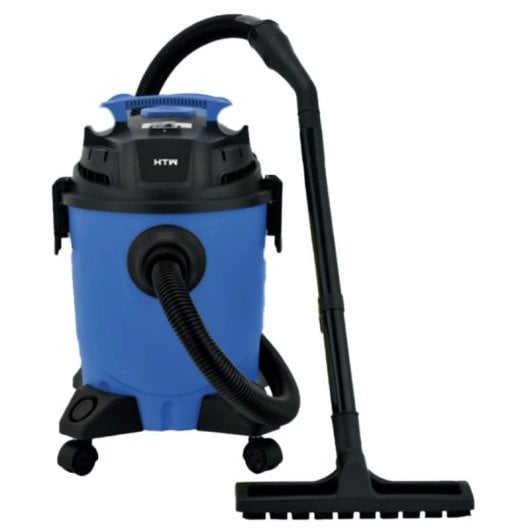 Aspirateur Industriel Poussière et Eau HTW ASP20-WAD 1200W 20L Sans Sac Bleu