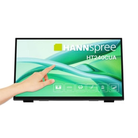 Monitor Hannspree HT240CUA 23.8" FullHD 100Hz VA Táctil 6ms Altavoces USB HDMI VESA