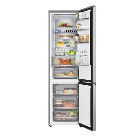 Frigorífico Combi LG GBBS727CMB Total No Frost 203 cm 375 L C Plata WiFi