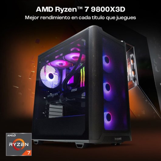 PC Ultimate Ryzen 7 9800X3D / 32 Go / SSD M.2 2 To / RTX 5080 / Windows 11 Pro 