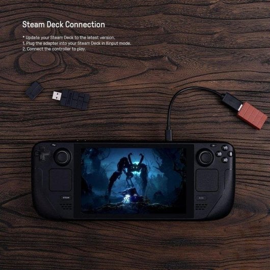 Adaptador inalámbrico USB 8BitDo USB Wireless Adapter 2 Bluetooth Marrón