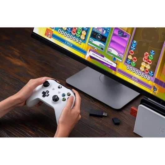 Adaptador inalámbrico USB 8BitDo USB Wireless Adapter 2 Bluetooth Marrón