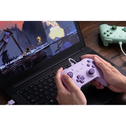 Mando 8BitDo Ultimate 2C Púrpura USB Tipo C PC Android Vibración