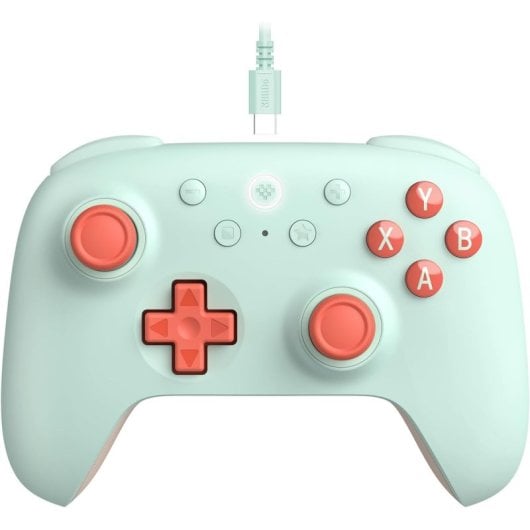 Mando 8BitDo Ultimate 2C Menta USB Tipo C PC Android Vibración