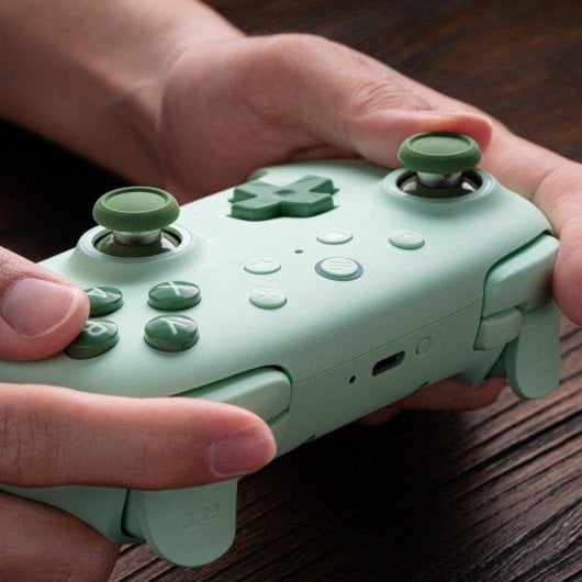 Mando inalámbrico 8BitDo Ultimate 2C Verde Bluetooth PC Android batería 32 h
