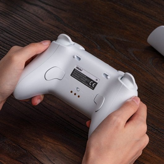 Manette sans fil 8BitDo Ultimate 2 2,4 GHz blanche pour PC et Android avec vibration