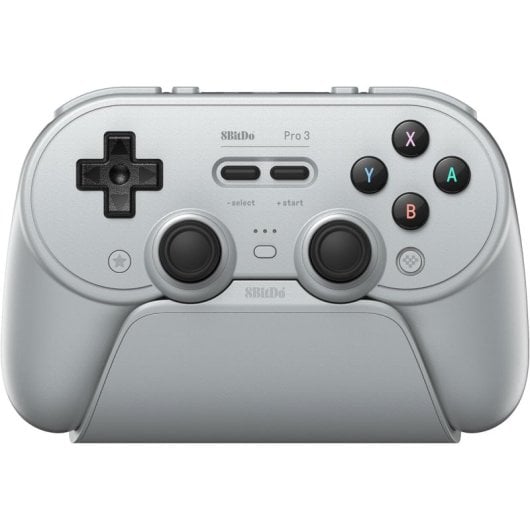 Controlador Bluetooth 8BitDo Pro 3 sem fios e com fios, cinzento, multiplataforma