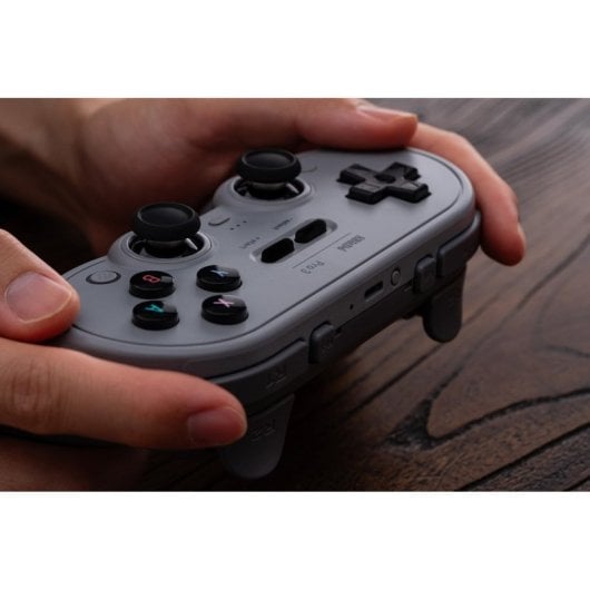 Controlador Bluetooth 8BitDo Pro 3 sem fios e com fios, cinzento, multiplataforma