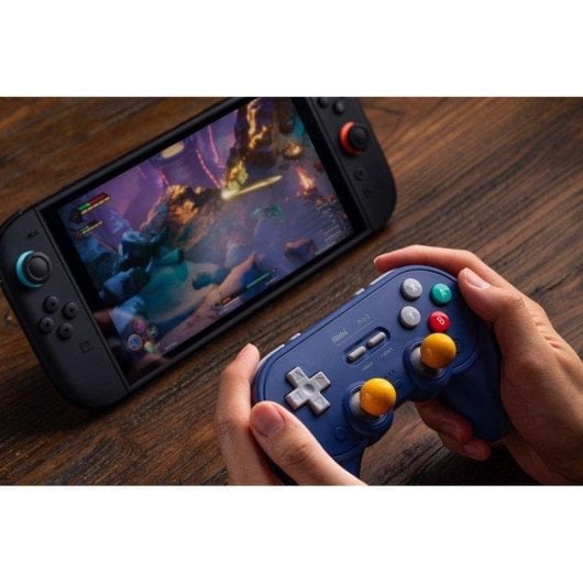Mando 8BitDo Pro 3 Bluetooth Inalámbrico y Cableado Púrpura Multiplataforma