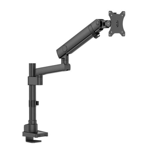 Soporte de mesa Kimex 015-2811 para monitor 17-40" muelle mecánico mástil negro