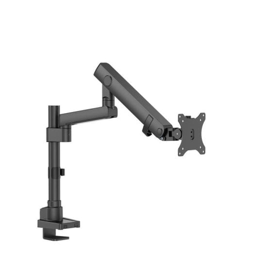 Soporte de mesa Kimex 015-2811 para monitor 17-40" muelle mecánico mástil negro