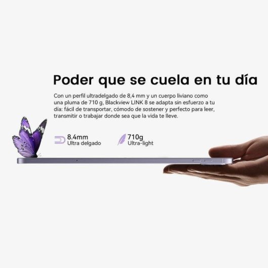 Tablet Blackview Link 8 WiFi 12,7" 18GB 256GB Morado