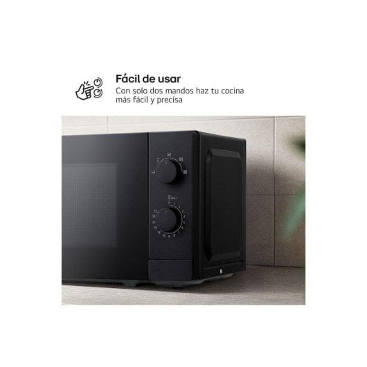 Microondas LG MS2082F 20 Litros 700W 5 Niveles Descongelado Eficiente