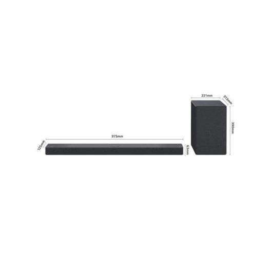 Barre de son LG SC9S Bluetooth WiFi 400W Dolby Atmos Subwoofer IA