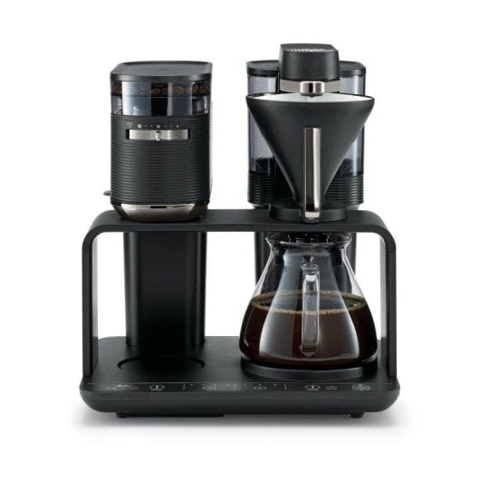 Máquina de café de filtro Melitta EPOS 1024-04 1L 8 chávenas moinho integrado preto dourado