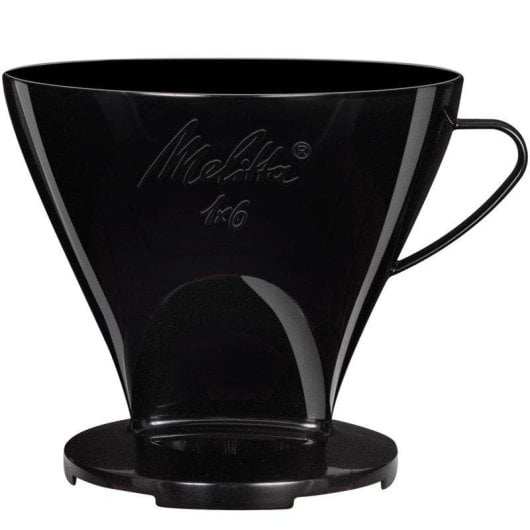 Portafiltros Melitta 6761019 Negro Plástico 1x6 Dos Salidas Fácil Limpieza
