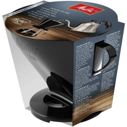 Portafiltros Melitta 6761019 Negro Plástico 1x6 Dos Salidas Fácil Limpieza