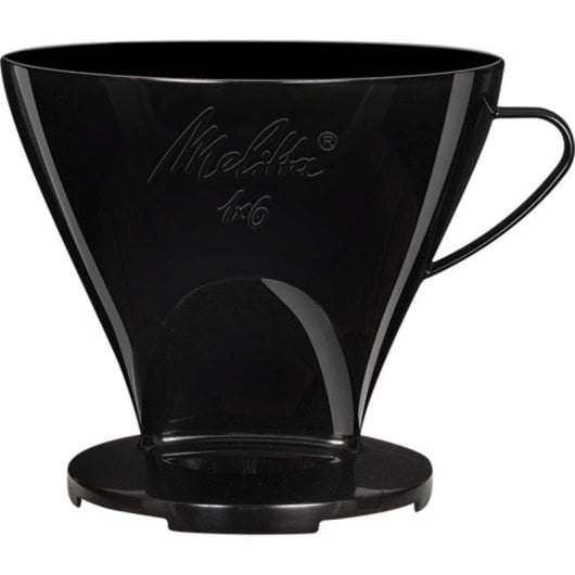 Portafiltros Melitta 6761019 Negro Plástico 1x6 Dos Salidas Fácil Limpieza