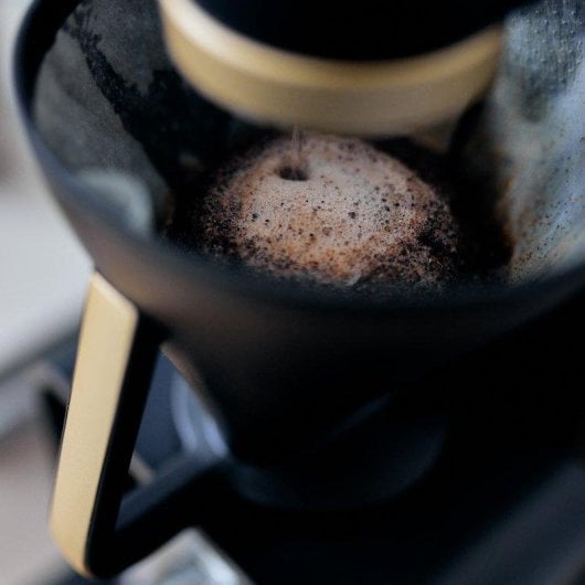 Máquina de café de filtro Melitta Epour 1024-12 8 xícaras moinho integrado preta ouro