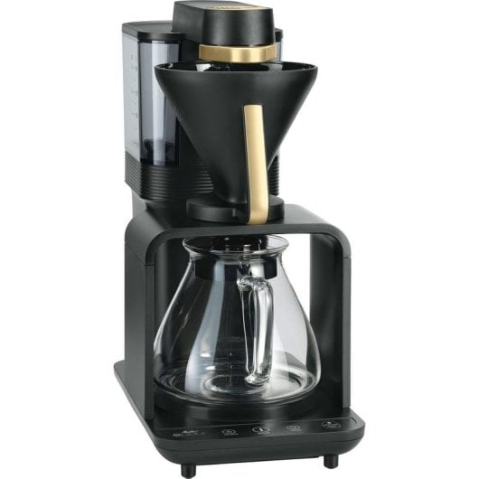 Máquina de café de filtro Melitta Epour 1024-12 8 xícaras moinho integrado preta ouro