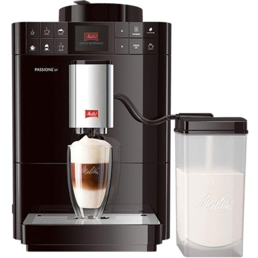 Máquina de café superautomática Melitta Passione OT 1,2 L 15 bares com moinho e reservatório de leite