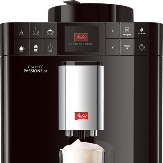 Máquina de café superautomática Melitta Passione OT 1,2 L 15 bares com moinho e reservatório de leite