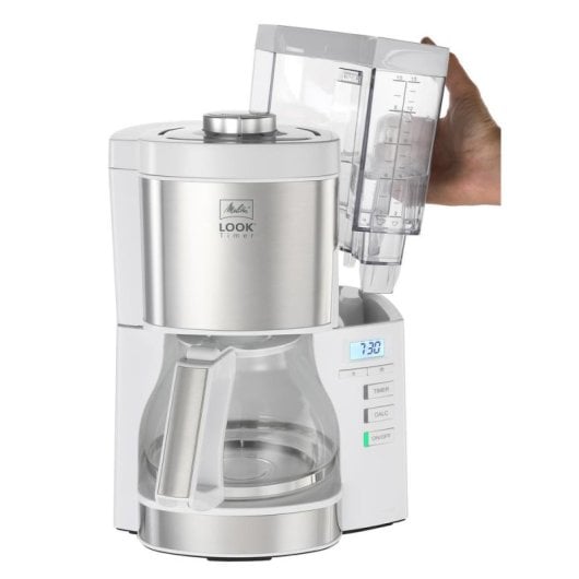 Filterkaffeemaschine Melitta Look V Timer 1,25L 15 Tassen mit Timer und Aromawahl