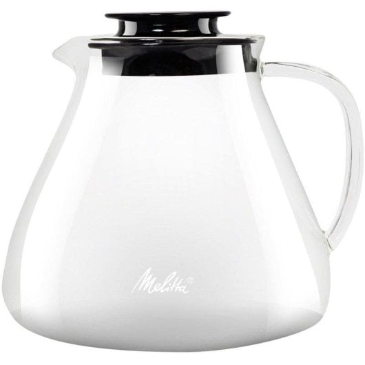 Caffettiera Melitta 217632 Jarra in vetro borosilicato 1L nera trasparente
