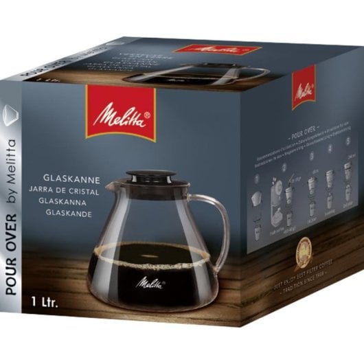 Caraffa Melitta Pour Over 0,7L Vetro Borosilicato Universale Trasparente
