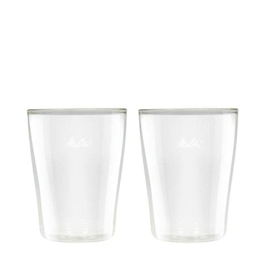 Vaso de café Melitta 6761117 doble pared 200 ml vidrio borosilicato