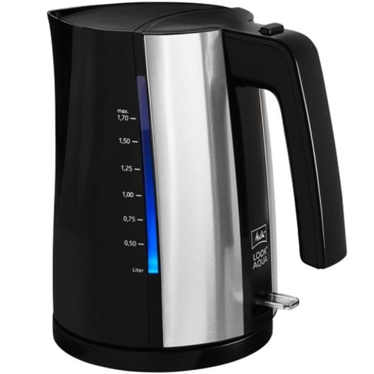 Tetera eléctrica Melitta Look Aqua 1,7 L 2400 W acero inoxidable apagado automático