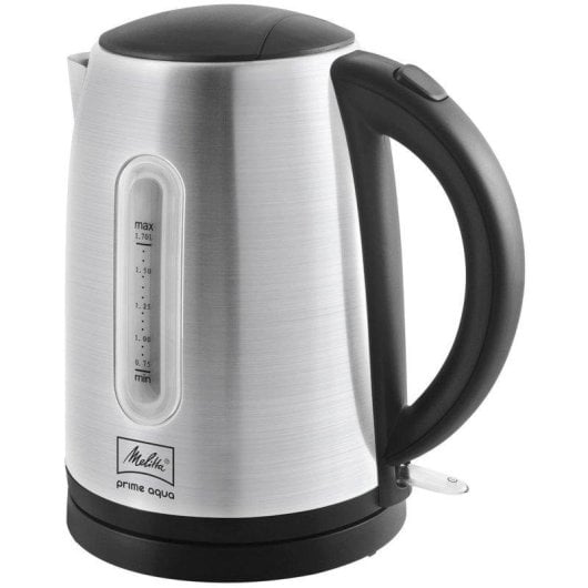 Wasserkocher Melitta Prime Aqua 1,7L 2200W Edelstahl BPA-frei Schwarz