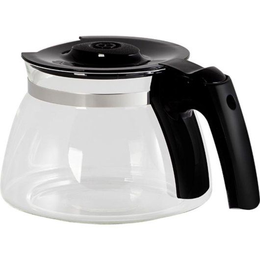 Jarre Melitta Enjoy 1002-01 1017-02 Verre Noir Acier inoxydable