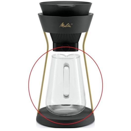 Jarra de vidrio Melitta Amano recambio 700 ml resistente al calor
