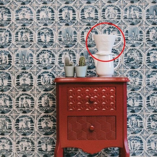 Portafiltro Melitta 1x4 Porcellana Bianco Doppia Uscita Facile Pulizia