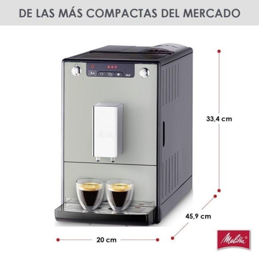 Cafetière robot café Melitta Solo E950-877 Compacte Fonction x2 Réglage quantité