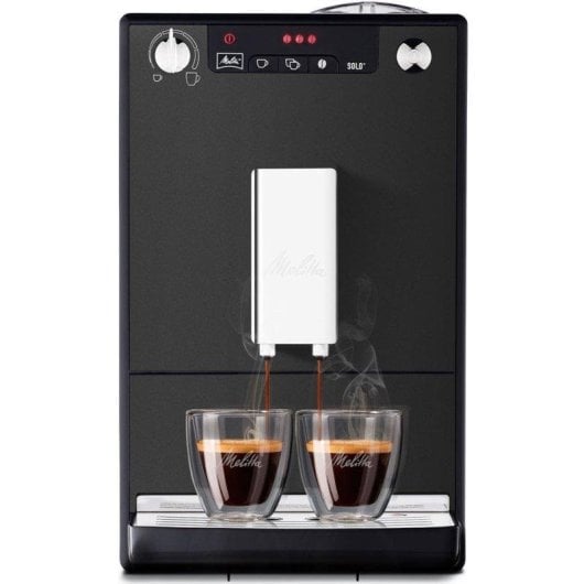 Cafetera Superautomática Melitta Solo E950-544 Compacta Función x2 Limpieza automática