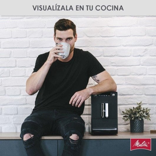 Cafetera Superautomática Melitta Solo E950-544 Compacta Función x2 Limpieza automática