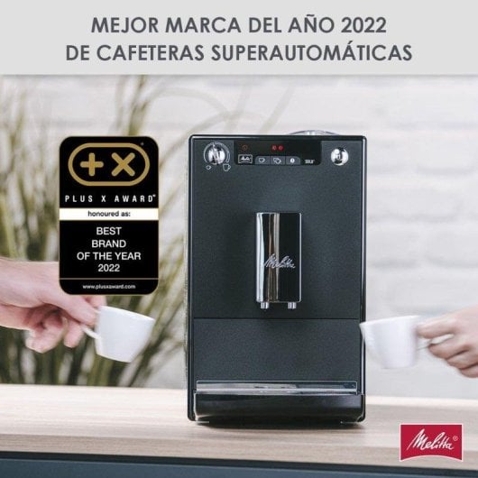 Cafetera Superautomática Melitta Solo E950-544 Compacta Función x2 Limpieza automática