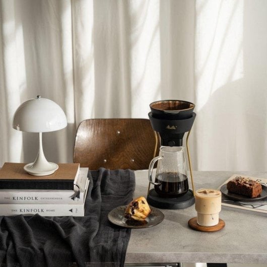 Máquina de café de filtro Melitta Amano sistema antigotas boquilha com fecho