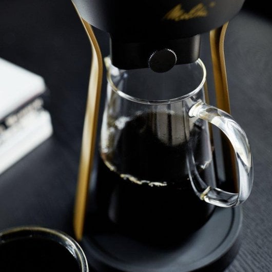 Máquina de café de filtro Melitta Amano sistema antigotas boquilha com fecho