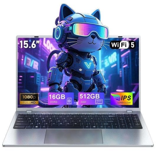 Portátil Vanwin Nfcs2154 15.6" Intel Pentium Gold 6500Y 16GB 512GB SSD UHD Graphics 615 Windows 11 Pro