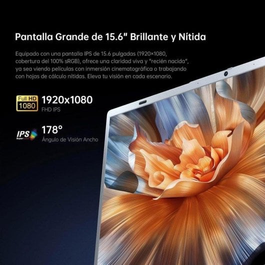 Portátil Vanwin NFS2154 15.6" Intel Pentium Gold 6500Y 16GB 512GB SSD UHD Graphics 615 Windows 11 Pro