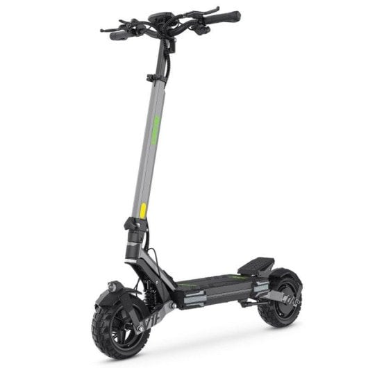 Trottinette électrique VIPCOO VS6 1000W Autonomie 55km Pneus 10 pouces Freins à disque Gris
